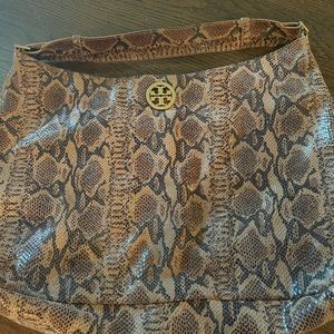 Snakeskin handbag